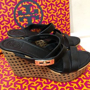 Tory Burch Wedge Sandals sz6.Shoes Only.No box.